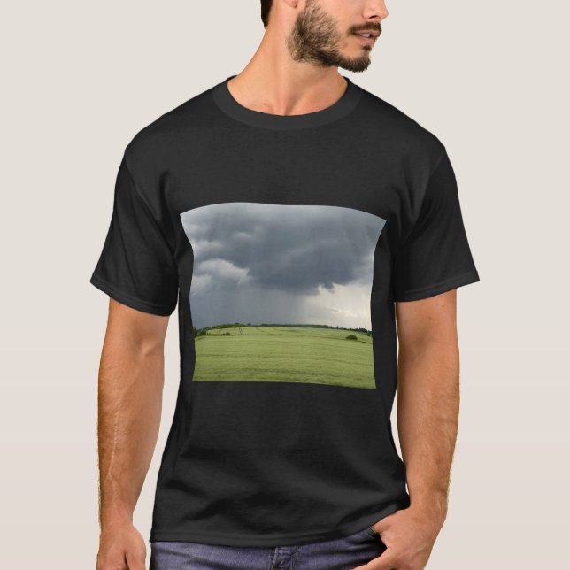 Nature Grass Design Logo – Feel the Freshness of  T-Shirt (Front)