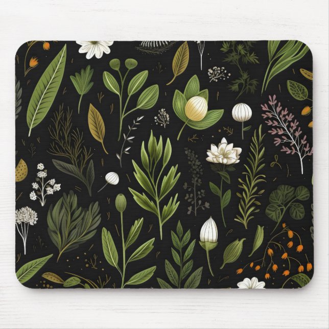 Nature Green Plants Mouse Mat (Front)