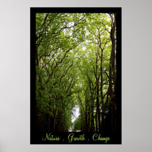 Nature . Growth . Change . Poster