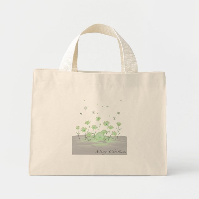 Nature Harmony Small Canvas Bag – JoyCrys Studio (Front)