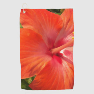 nature, hibiscus, flower, summer, floral, tropical golf towel