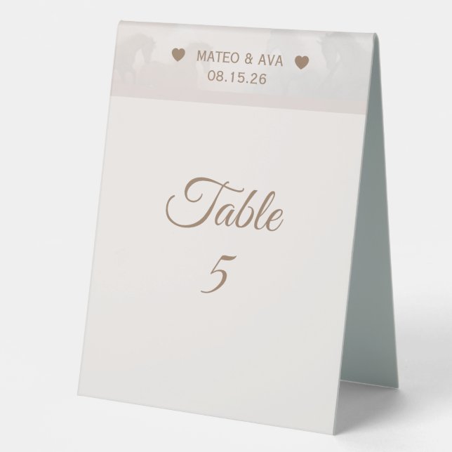 Nature Horses Wedding Custom (Front)