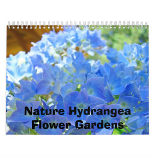 Nature Hydrangea Flower Gardens Photography Calendar