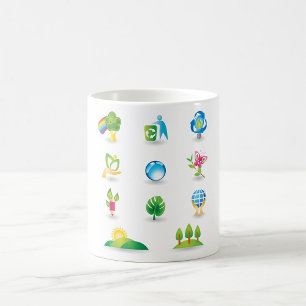 Nature Icons Coffee Mug
