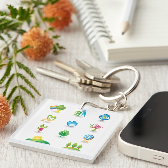 Nature Icons Key Ring (Creator Uploaded)