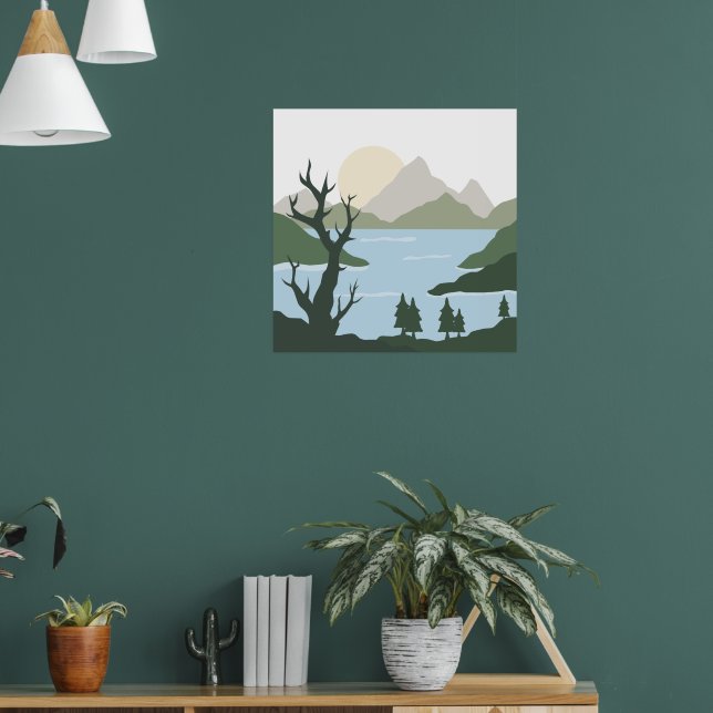 Nature Illustration Poster (Living Room 1)