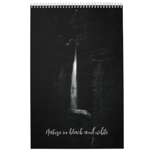 Nature in black and white v3 photo calendar