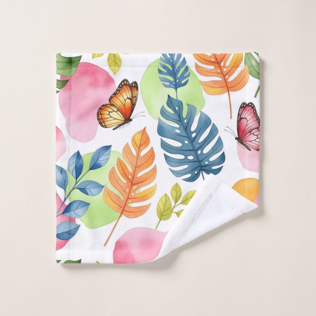 Nature in Motion Bath Towel Set (Wash Cloth)