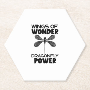 Nature Insect Dragonflies Power Wings Of Wonder Dr Paper Coaster