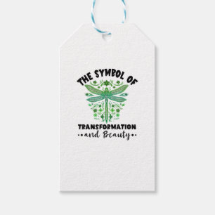 Nature Insect Dragonflies Transformation Beauty Dr Gift Tags