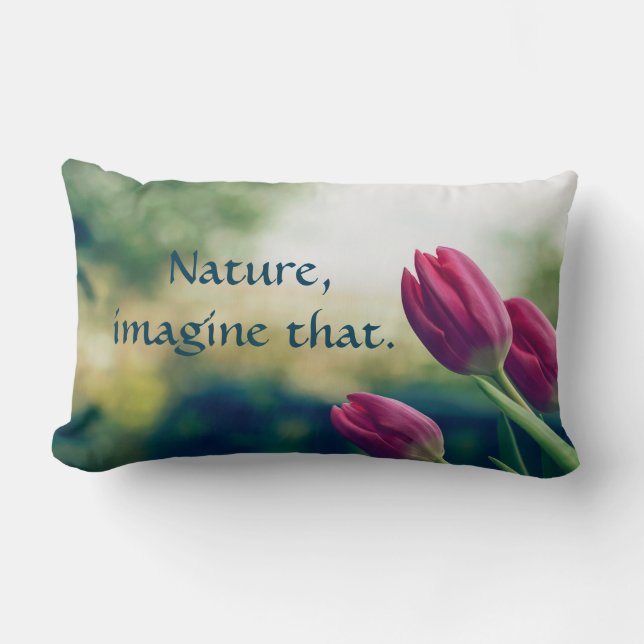 Nature Inspiration Throw Pillow (Front)