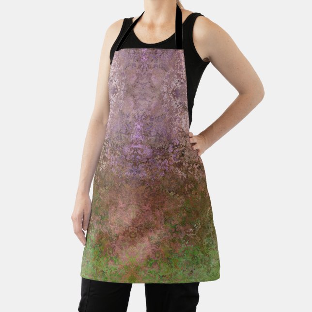 Nature Inspired Abstract Alcohol Ink  Apron (Insitu)