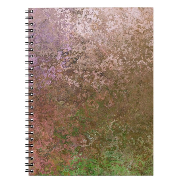 Nature Inspired Abstract Alcohol Ink  Notebook (Front)