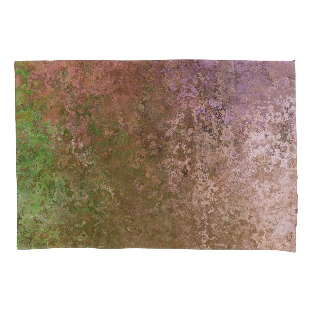 Nature Inspired Abstract Alcohol Ink  Pillowcase (Front)