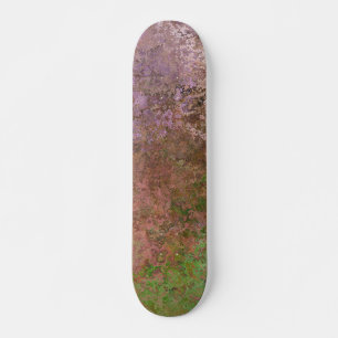 Nature Inspired Abstract Alcohol Ink  Skateboard