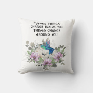 Nature-Inspired Art Print Cushion