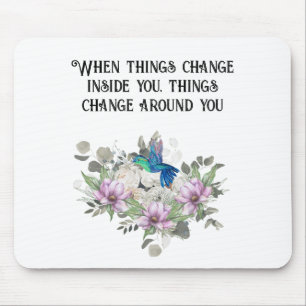 Nature-Inspired Art Print Mouse Mat