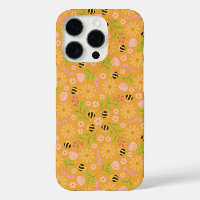 Nature inspired blooms and critters Case-Mate iPhone case (Back)
