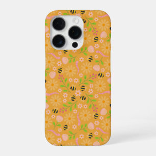 Nature inspired blooms and critters iPhone 16 pro case