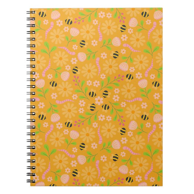 Nature inspired blooms and critters notebook (Front)