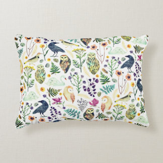 Nature-Inspired Botanical Pattern Decorative Throw Cushion