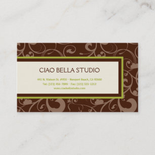 Nature-Inspired Elegance Business Card