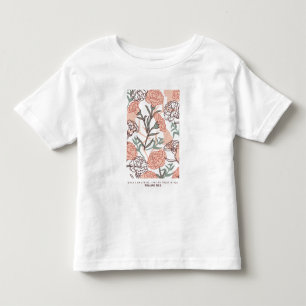 Nature Inspired Floral: Carnation Flower Pattern Toddler T-Shirt