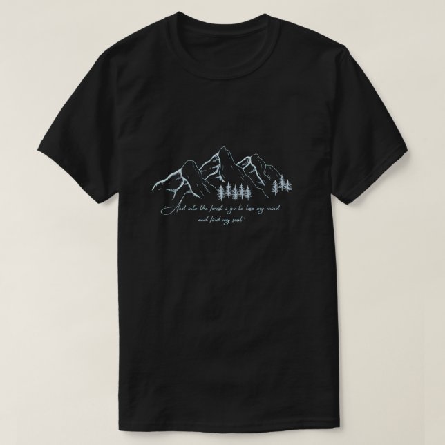 Nature-Inspired Graphic T-Shirt (Design Front)