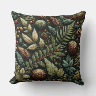 Nature-Inspired Knit Cushion