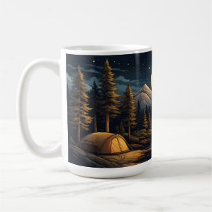 Nature-Inspired outdoor camping pine tree Coffee Mug