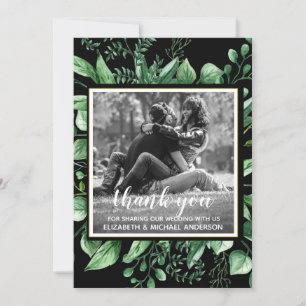 Nature Inspired Photo Thank You Botanical Leaves