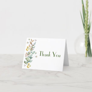 Nature inspired  thank you card