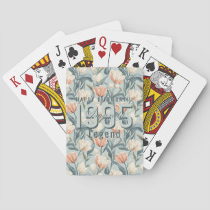 Nature Inspired Tulip Flower Daughter’S Birthday Playing Cards