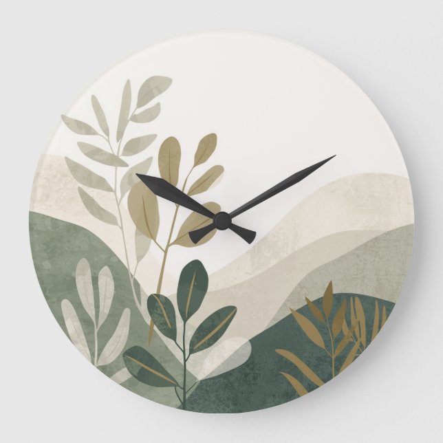 Nature Inspired Wall Clock  (Front)