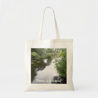 Nature is Beautiful: Pond theme Tote Bag