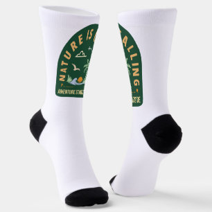 Nature Is Calling – Adventure Starts Outside Socks