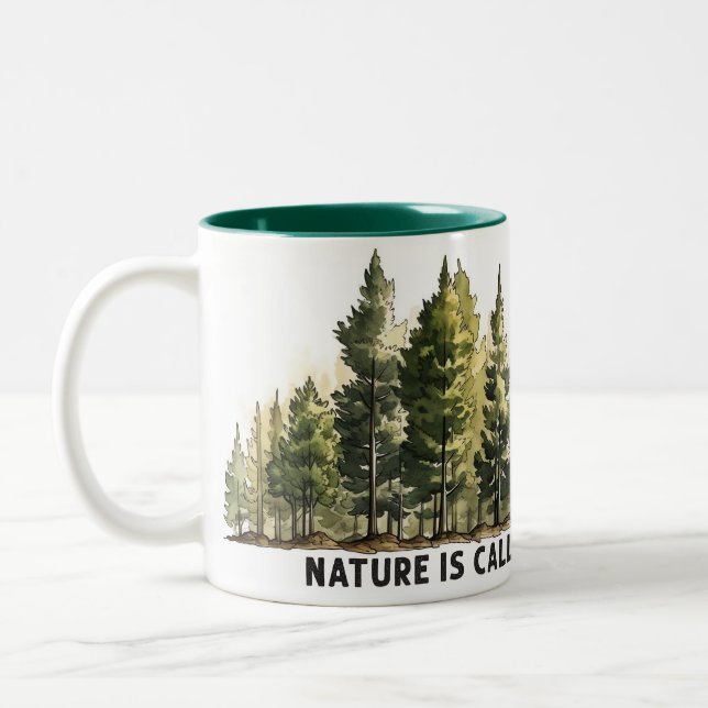 Nature is calling and I must go! Mug (Left)