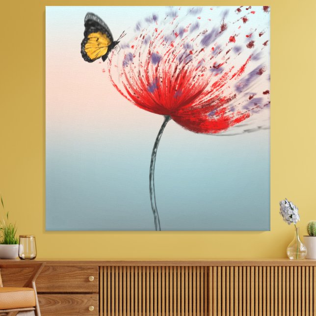 Nature is freedom canvas print (Insitu(LivingRoom))