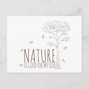 Nature is Good for my Soul - V2 Postcard