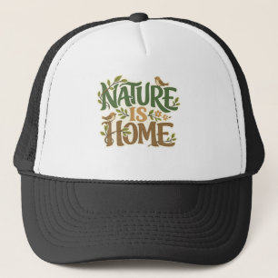 Nature Is Home Eco Nature Lover Hat
