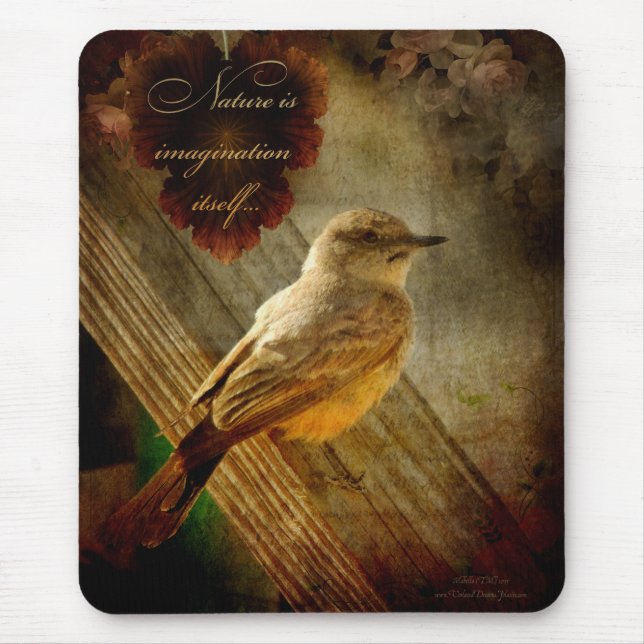Nature is Imagination Mouse Mat (Front)