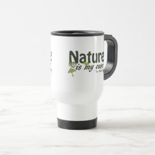 Nature Is my Cure Quote Travel Mug