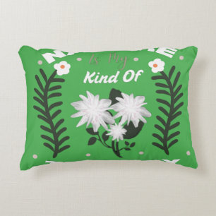 Nature Is My Kind Of Therapy Floral Summer Design Decorative Cushion