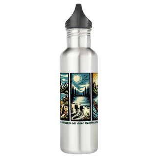 Nature Is My Therapy 710 Ml Water Bottle