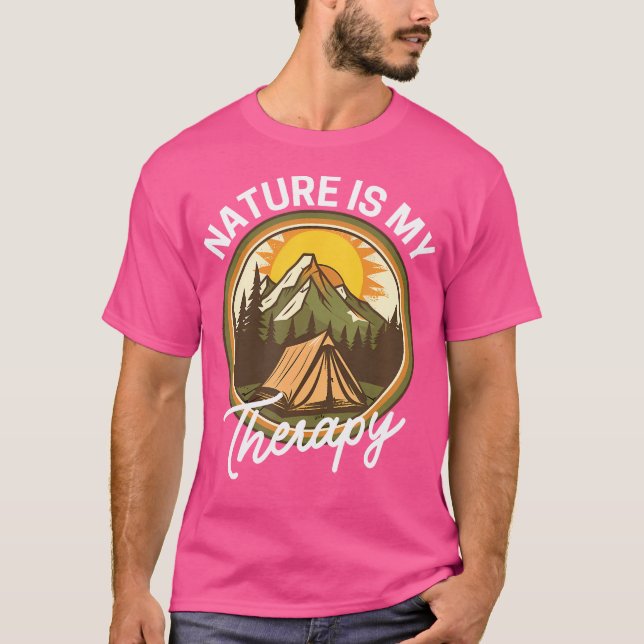 Nature Is My Therapy T-Shirt (Front)