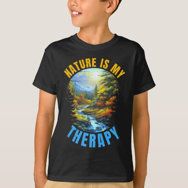 Nature is my therapy T-Shirt (Front)
