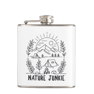 Nature Junkie Hip Flask