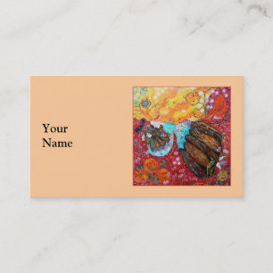 Nature Lady and the Seasons of the Year Business Card