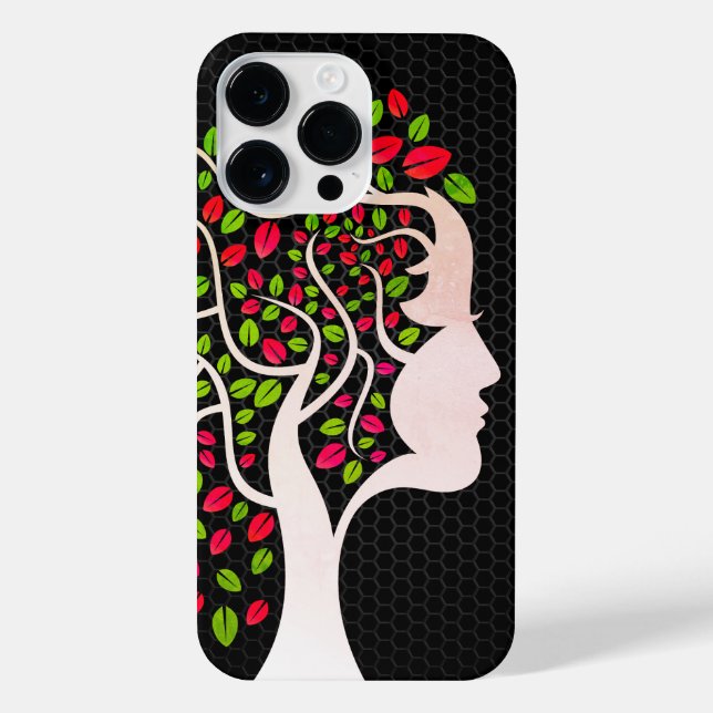 Nature Lady - Retro Edition  iPhone Case (Back)
