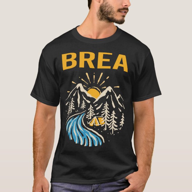 Nature Landscape Brea T-Shirt (Front)